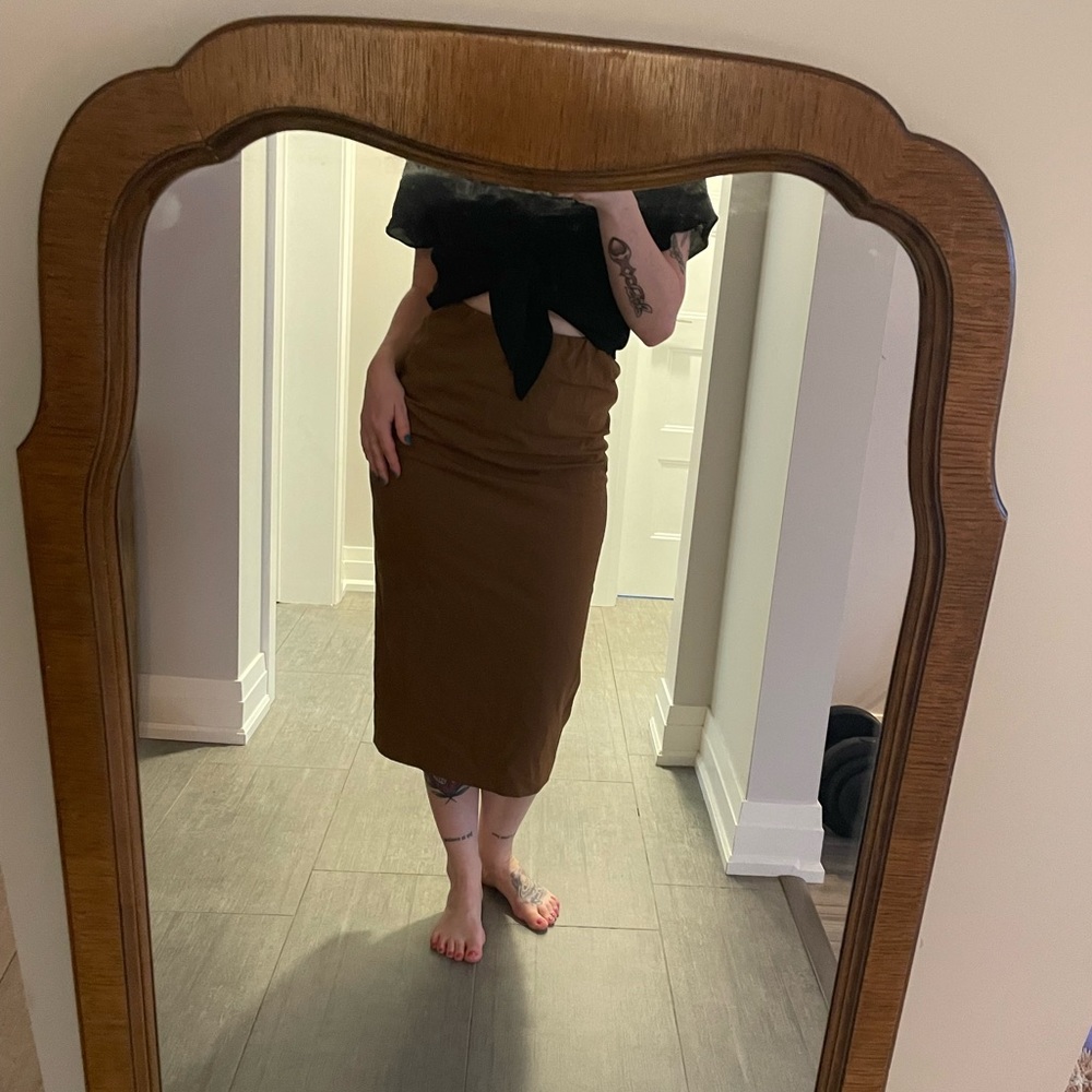 Babaton Midi Slit Skirt - Picture 5 of 7